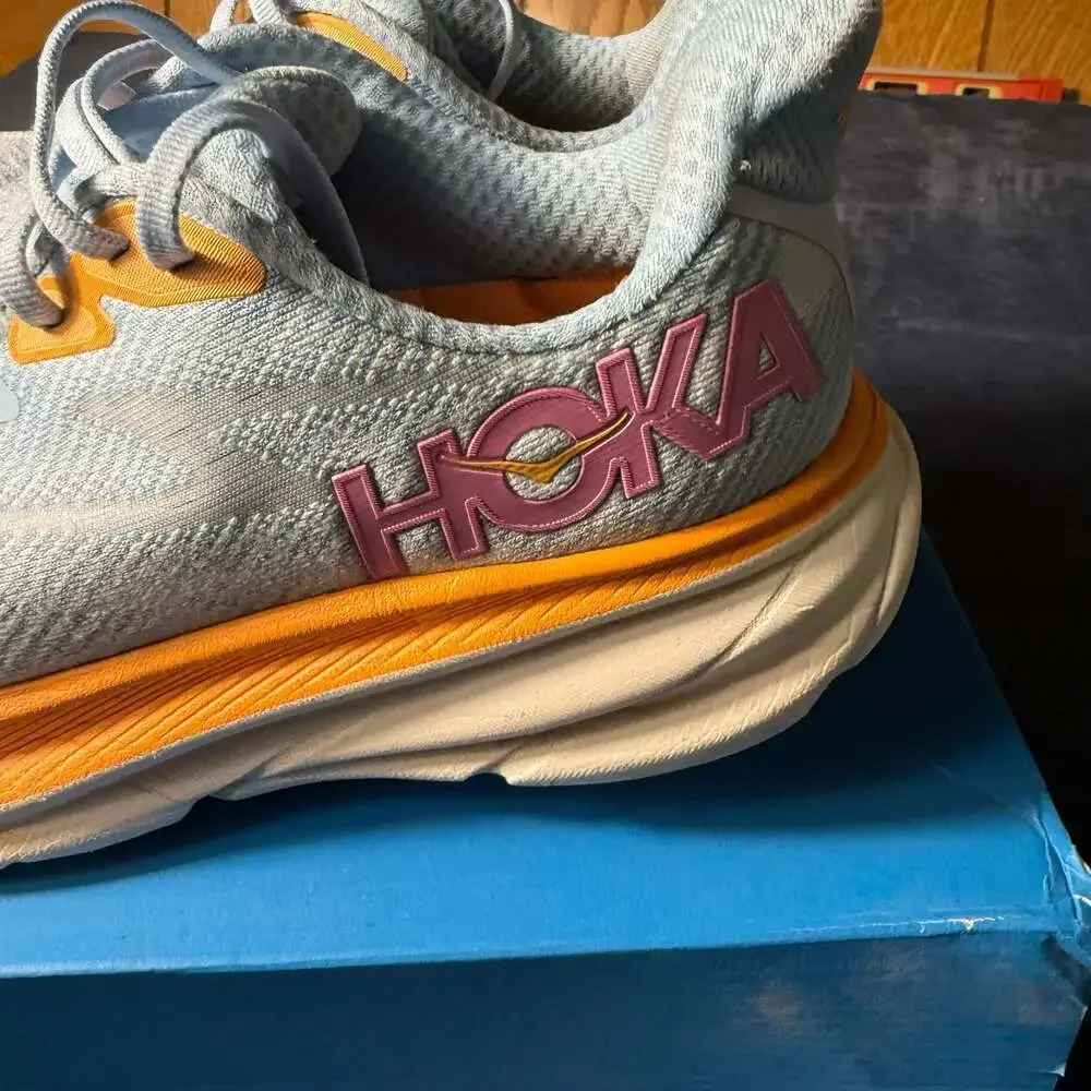 Hoka Women's Clifton 9 Running Shoes Airy Blue/Ice Water